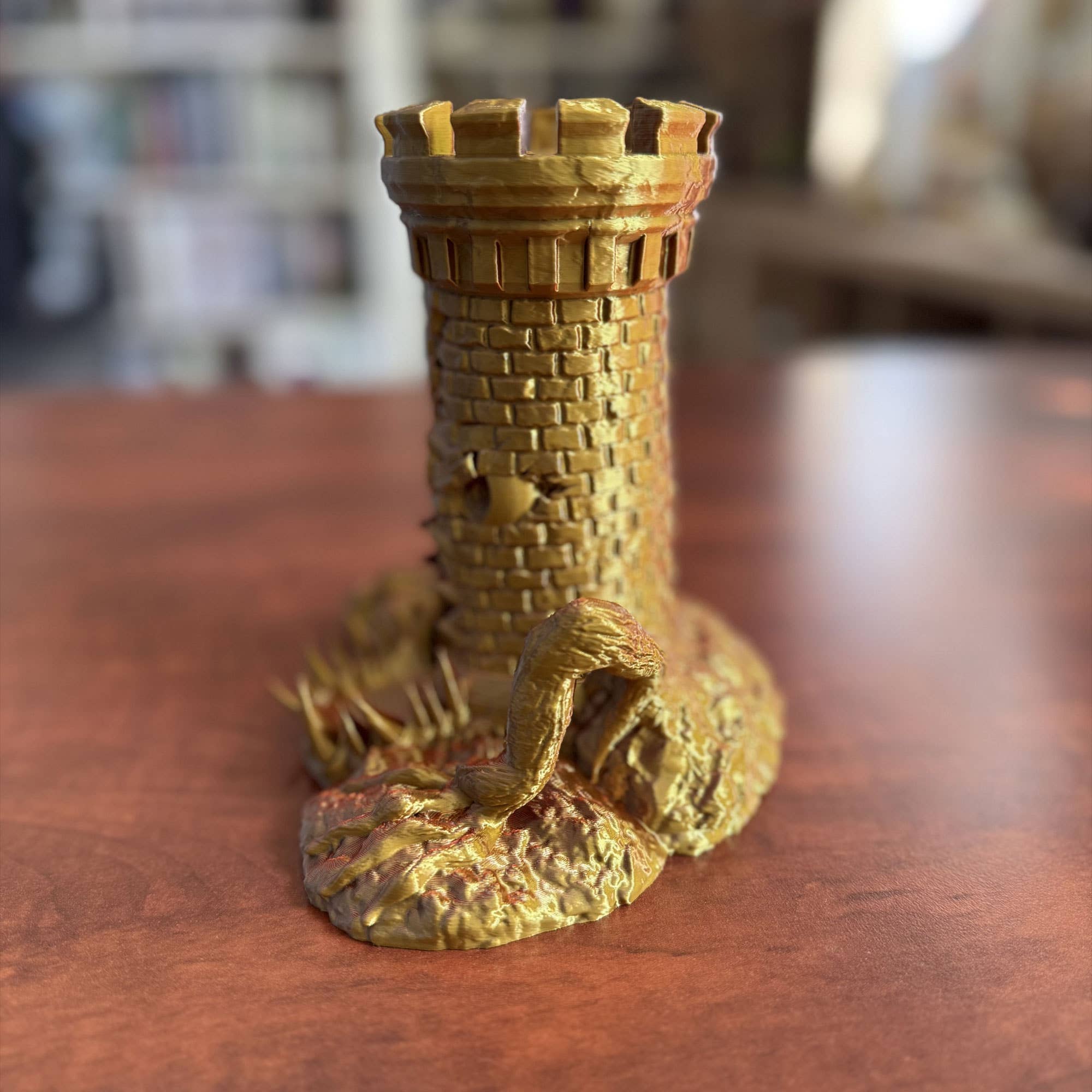 American Carver LLC - Wholesale Dice - Mimic Root Legs Dice Tower | TTRPG, D&D, Pathfinder, CoC3
