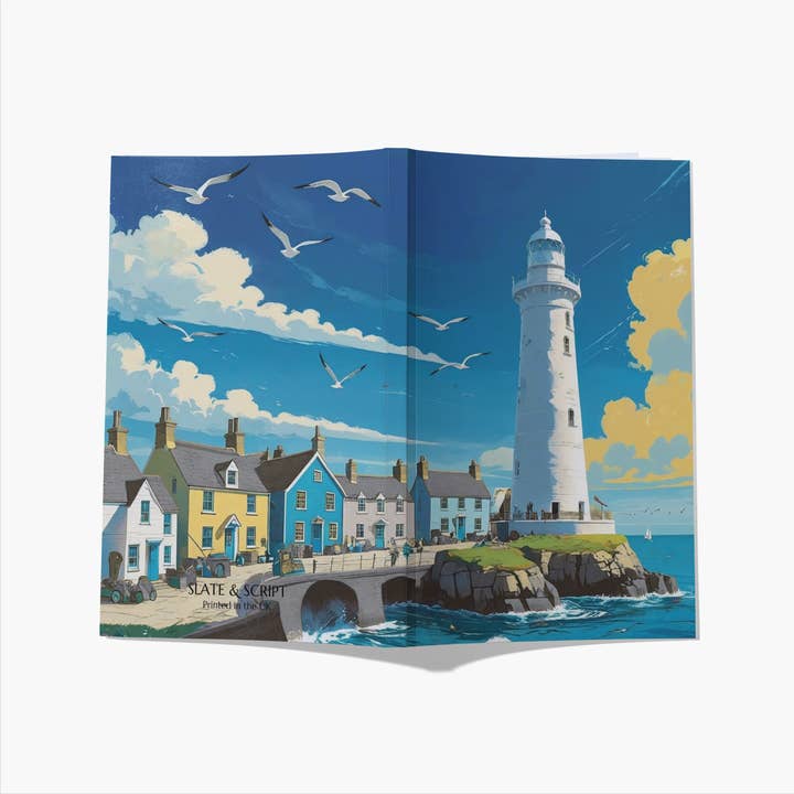 Slate and Script 'Lighthouse' A5 Notebook 80 pages for wholesale by Slate and Script