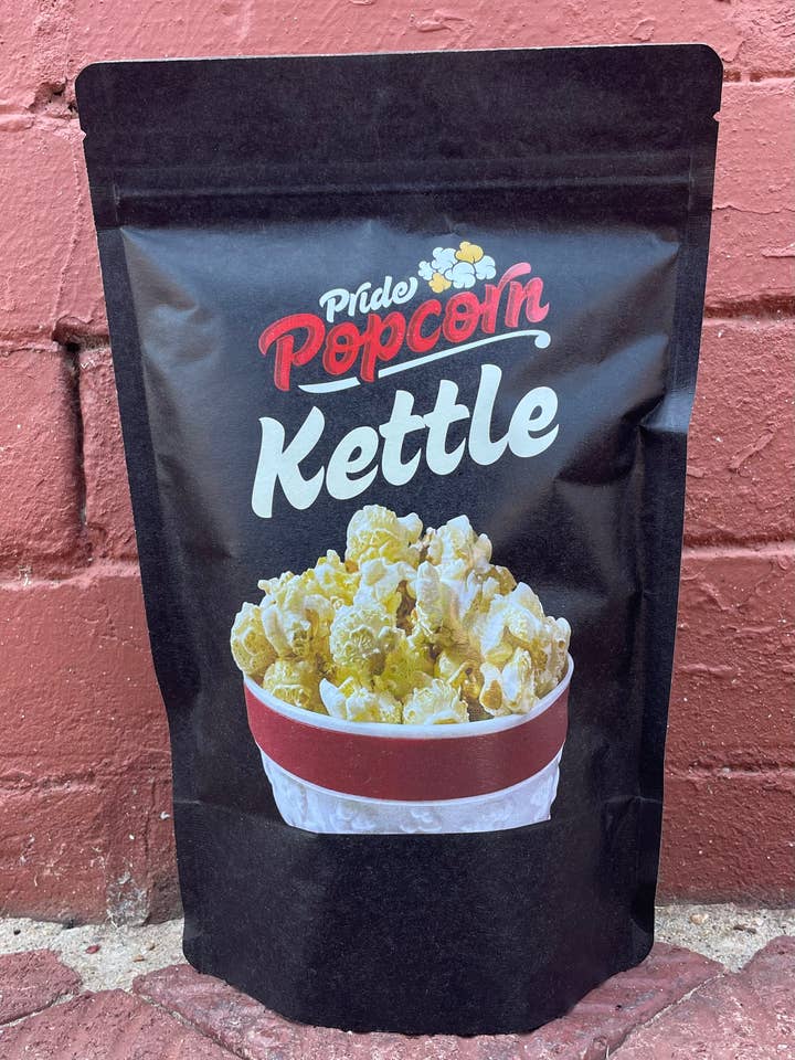 Kettle Gourmet Popcorn for wholesale by Pride Popcorn