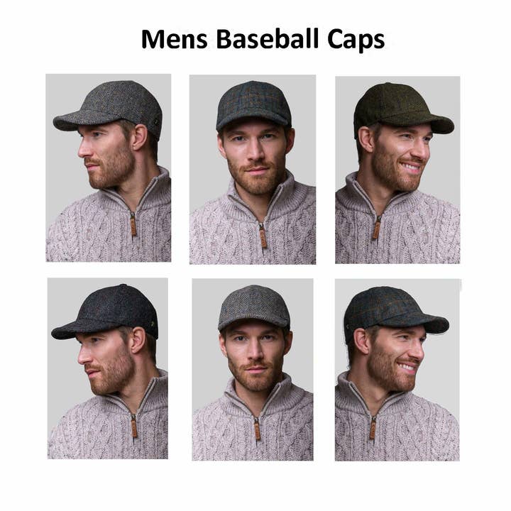 MEN'S BASEBALL CAPS - MADE IN IRELAND - 100% WOOL and other Purchase Wholesale wool baseball hat. Free Returns & Net 60 Terms on Faire trending on Faire.