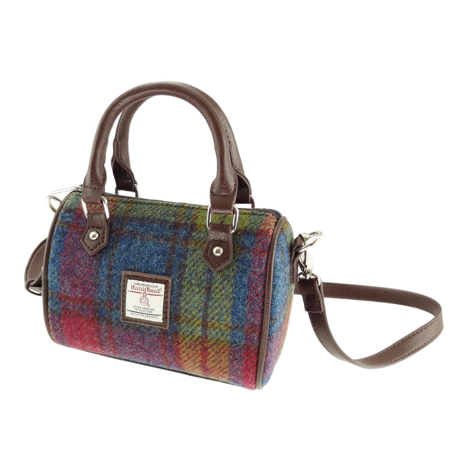 Glen Appin Of Scotland - Wholesale Top Handle Bag - Women's - LB1203 Harris Tweed 'Kilbride' Mini Bowling Bag6