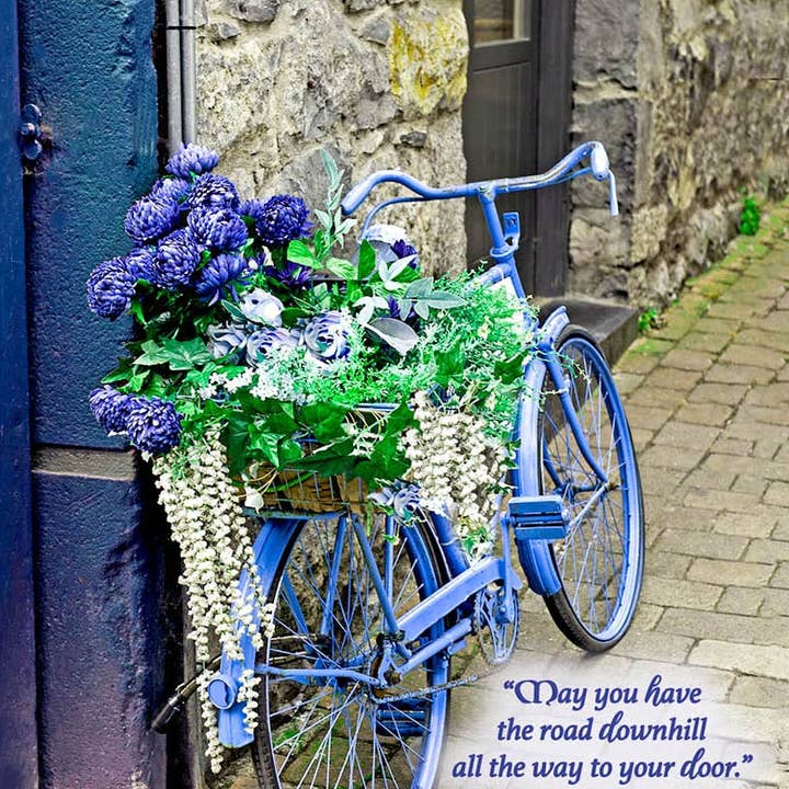 MUNDO IMAGES - Vendita all'ingrosso Biglietti di auguri di pronta guarigione - Bicicletta irlandese Road Downhill