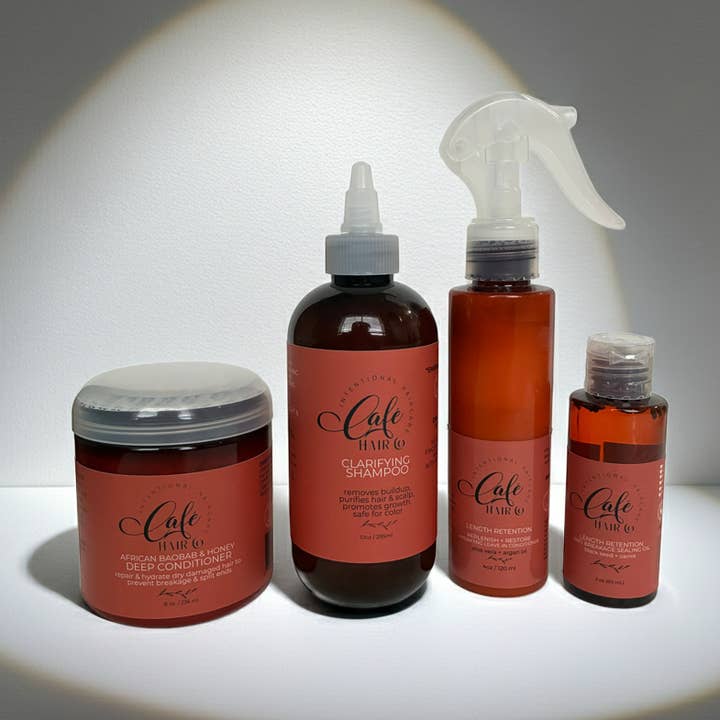 Medium Porosity Length Retention Bundle for wholesale by Café Hair Co