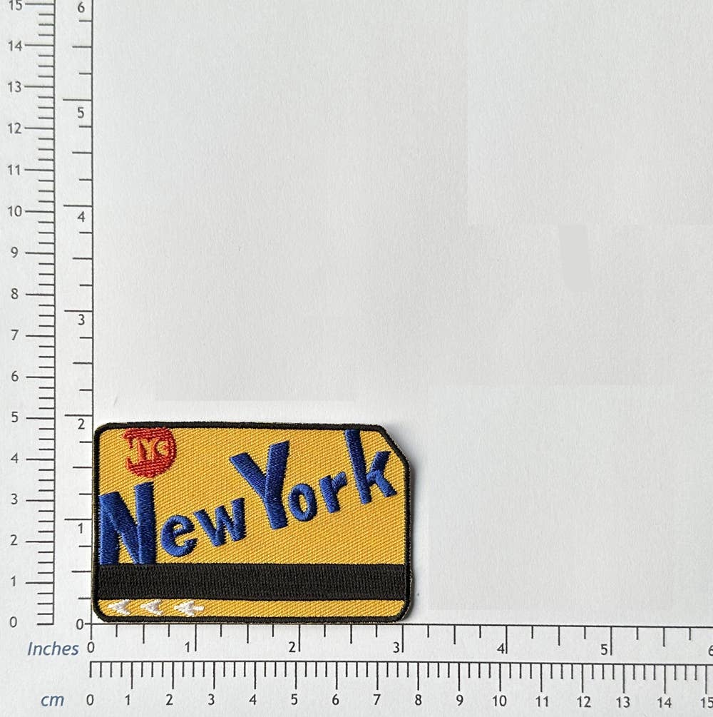 Made by Nilina - Wholesale Patch - New York City Metrocard Iron On Patch - NY Subway Souvenir2
