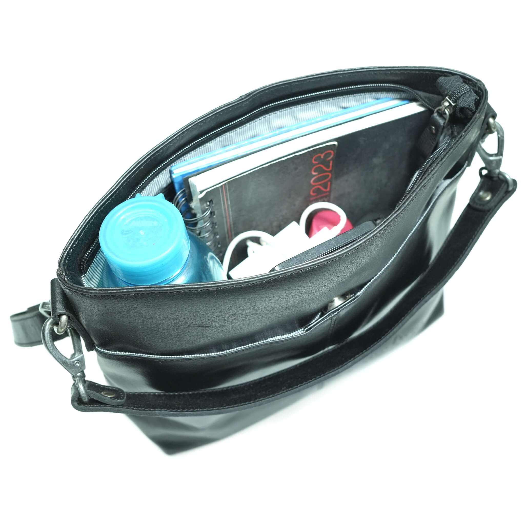 Greenwood - Vente Sac porté épaule – femme - Sac à main Lisa en cuir avec bandoulières interchangeables17