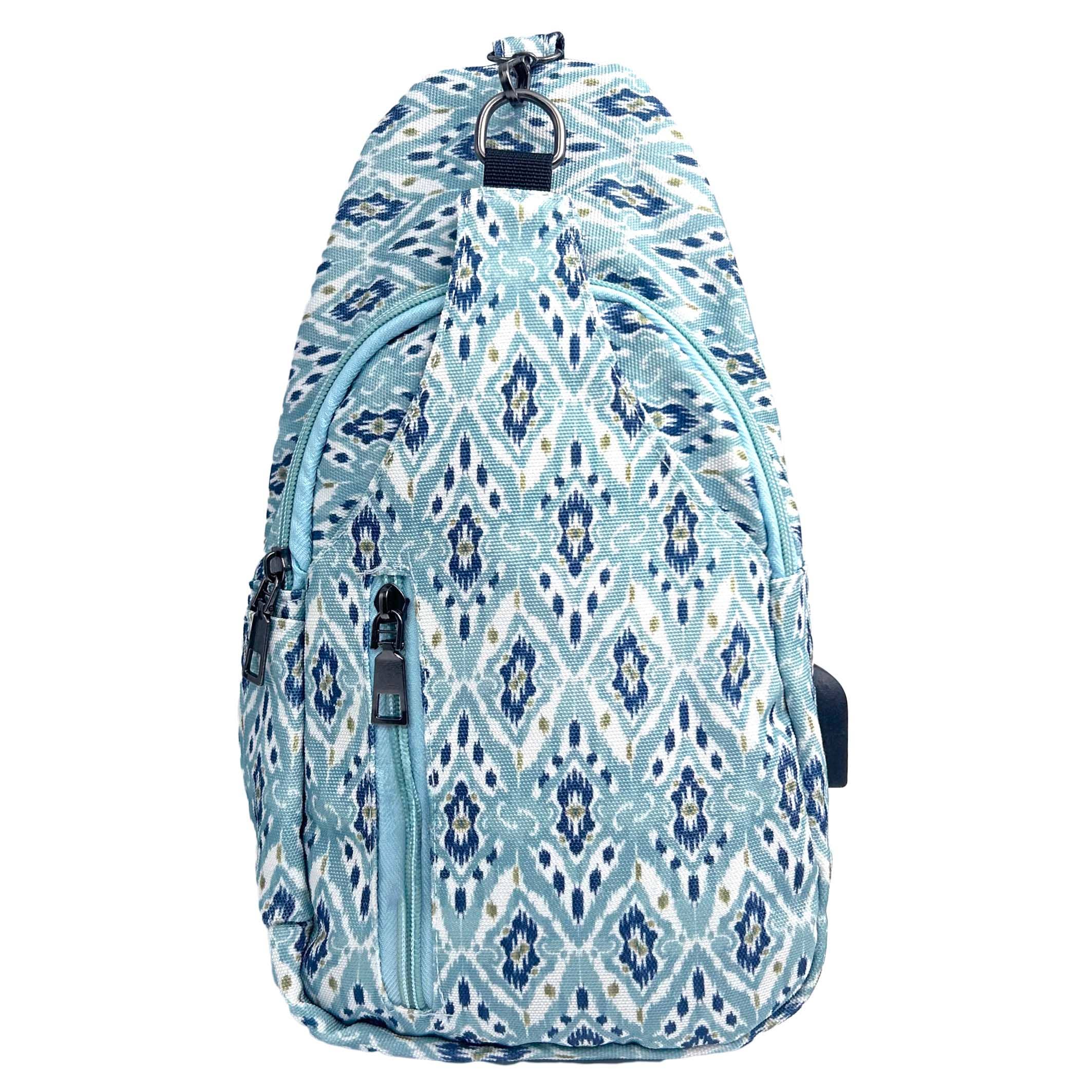 Calla Products - Wholesale Backpack - Unisex - Sonoma Sling Anti theft Sling Crossbody Purses Geo Trio0