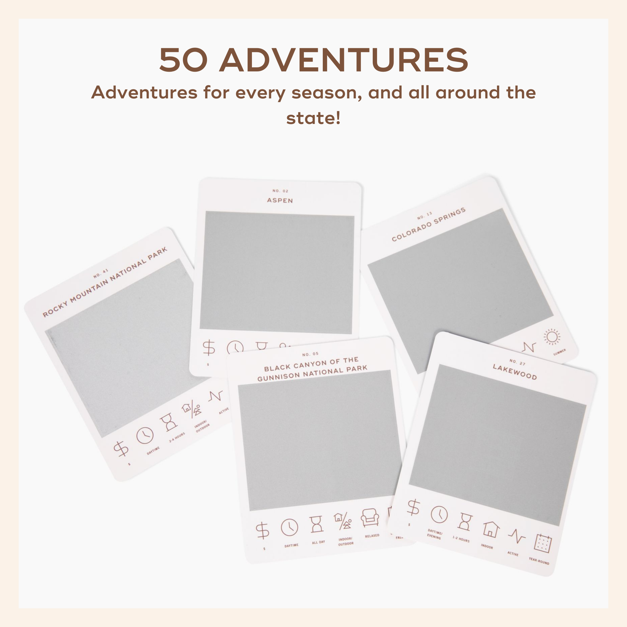 Reach International Outfitters - Wholesale Card Game - Colorado Adventure Bucket List7