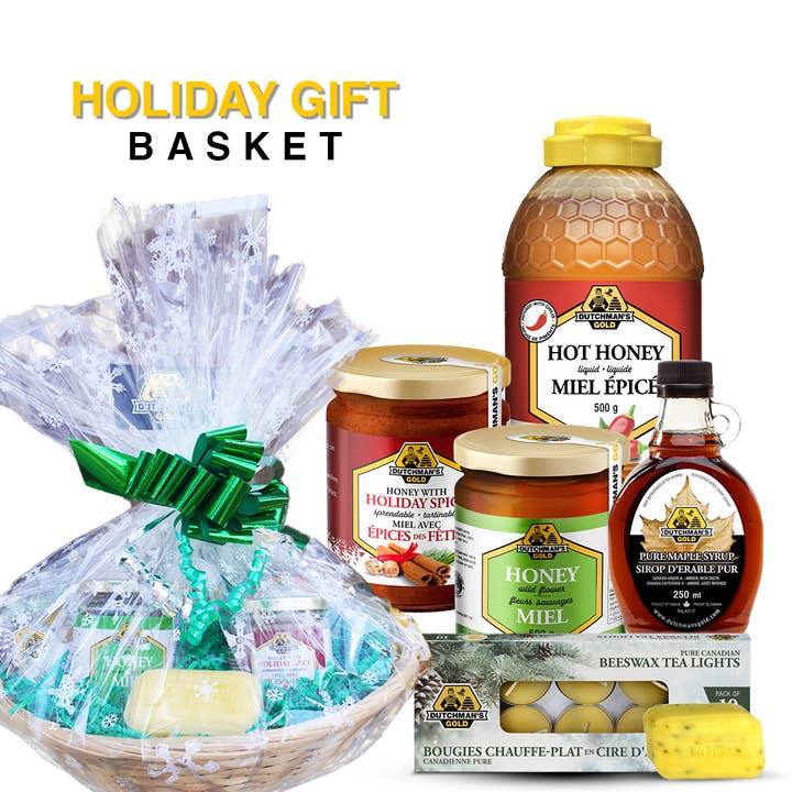 Holiday Gift Basket for wholesale by Dutchman's Gold