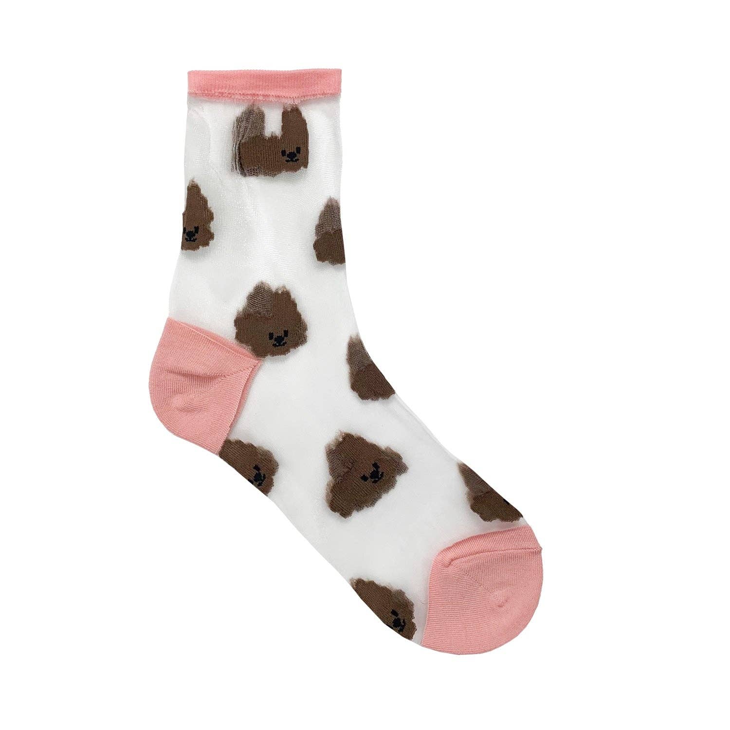 7DAYSSOCKS - Wholesale Socks - Women's - Women's Crew Sheer Cloud Socks1