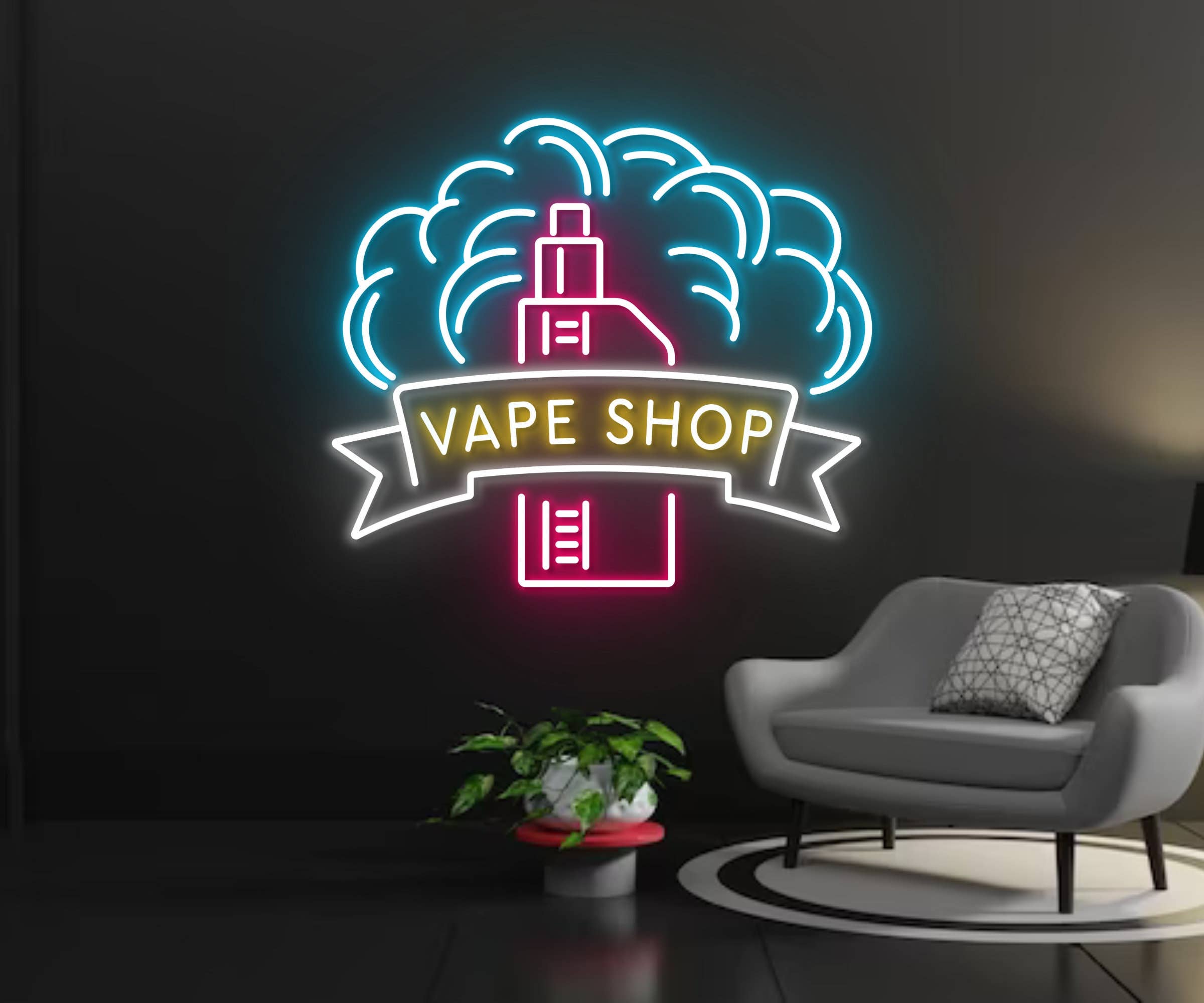 Glow Neon – wholesale Neon sign – Vape Smoking Shop Display Neon Sign, Welcome Sign Decor6