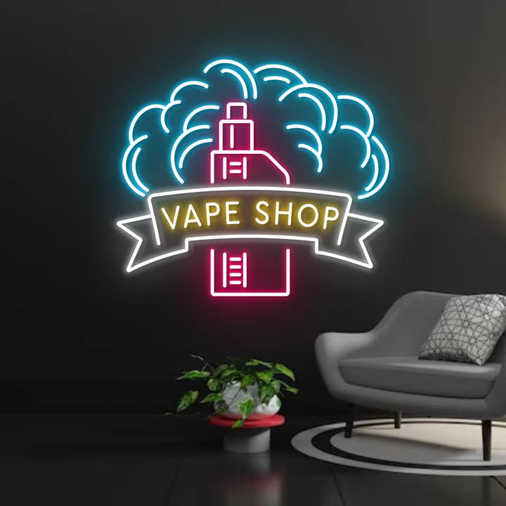 Glow Neon – wholesale Neon sign – Vape Smoking Shop Display Neon Sign, Welcome Sign Decor6