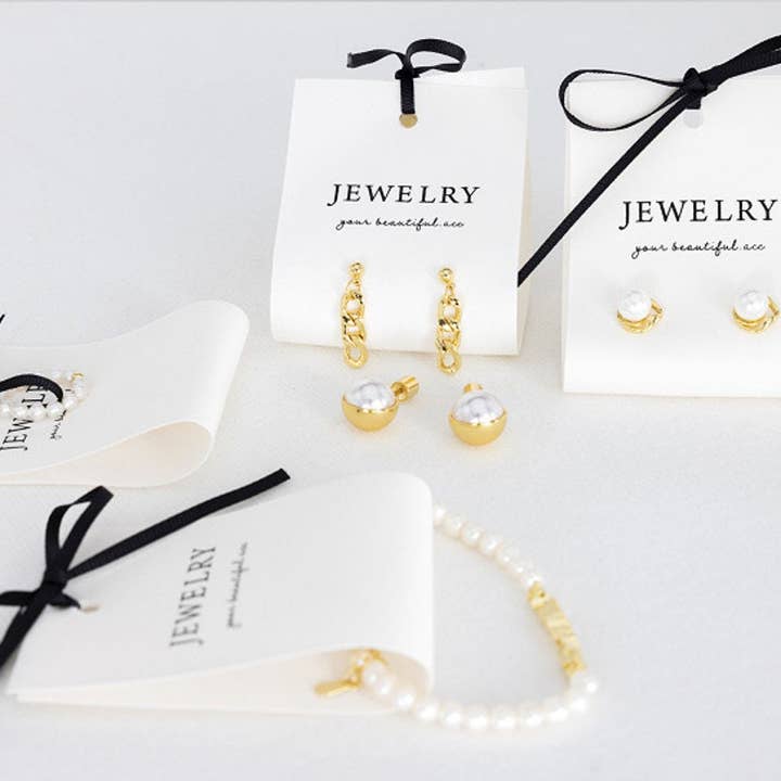 Zakka - Wholesale Retailer display – Jewellery - 20pcs Fabric Earring Bracelet Cloth Hanging Jewelry Card3