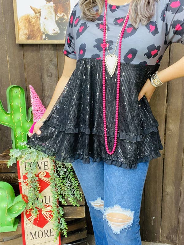 XCH15731 Women tops w/double cuff short sleeve
for wholesale by luluclothes