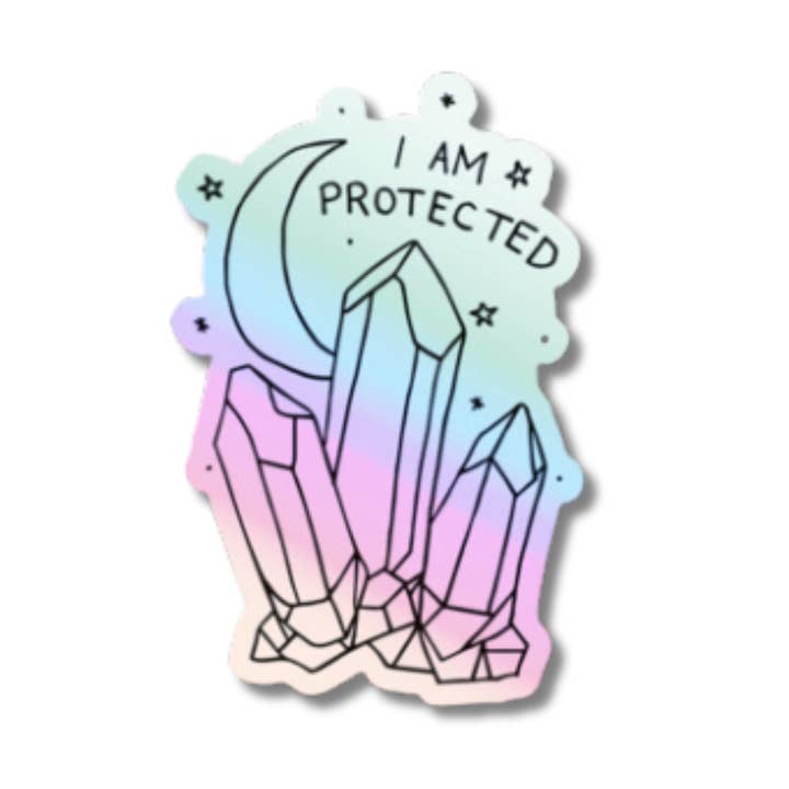 I Am Protected Sticker for wholesale by Affirm Your Joy