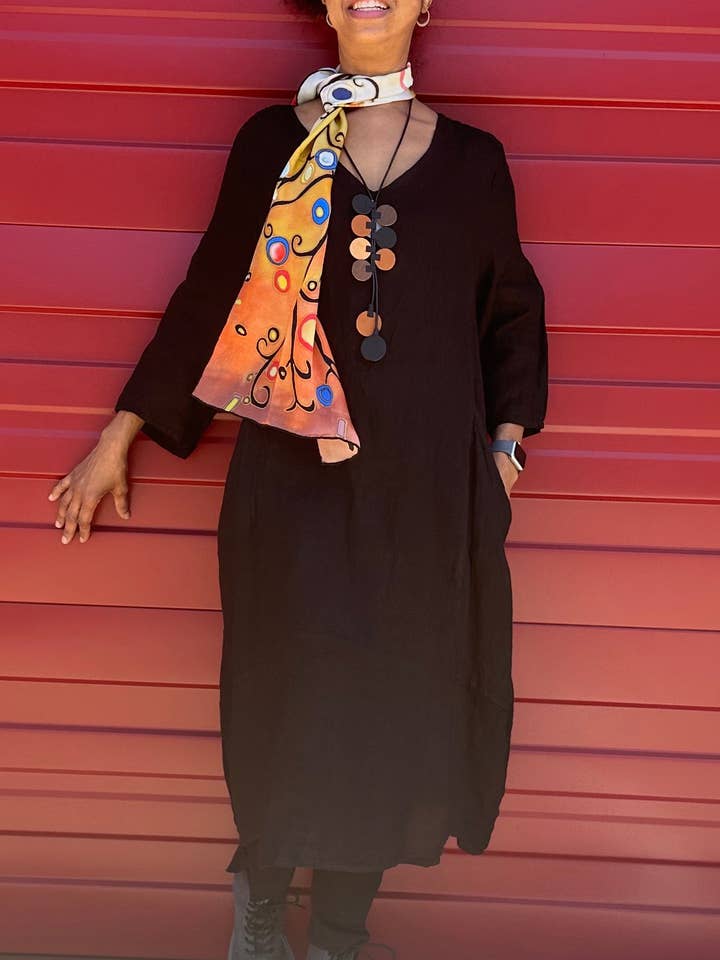 Devitalia 24-203S Kleid mit V-Ausschnitt für den Großhandel von Outback Temple of Venus