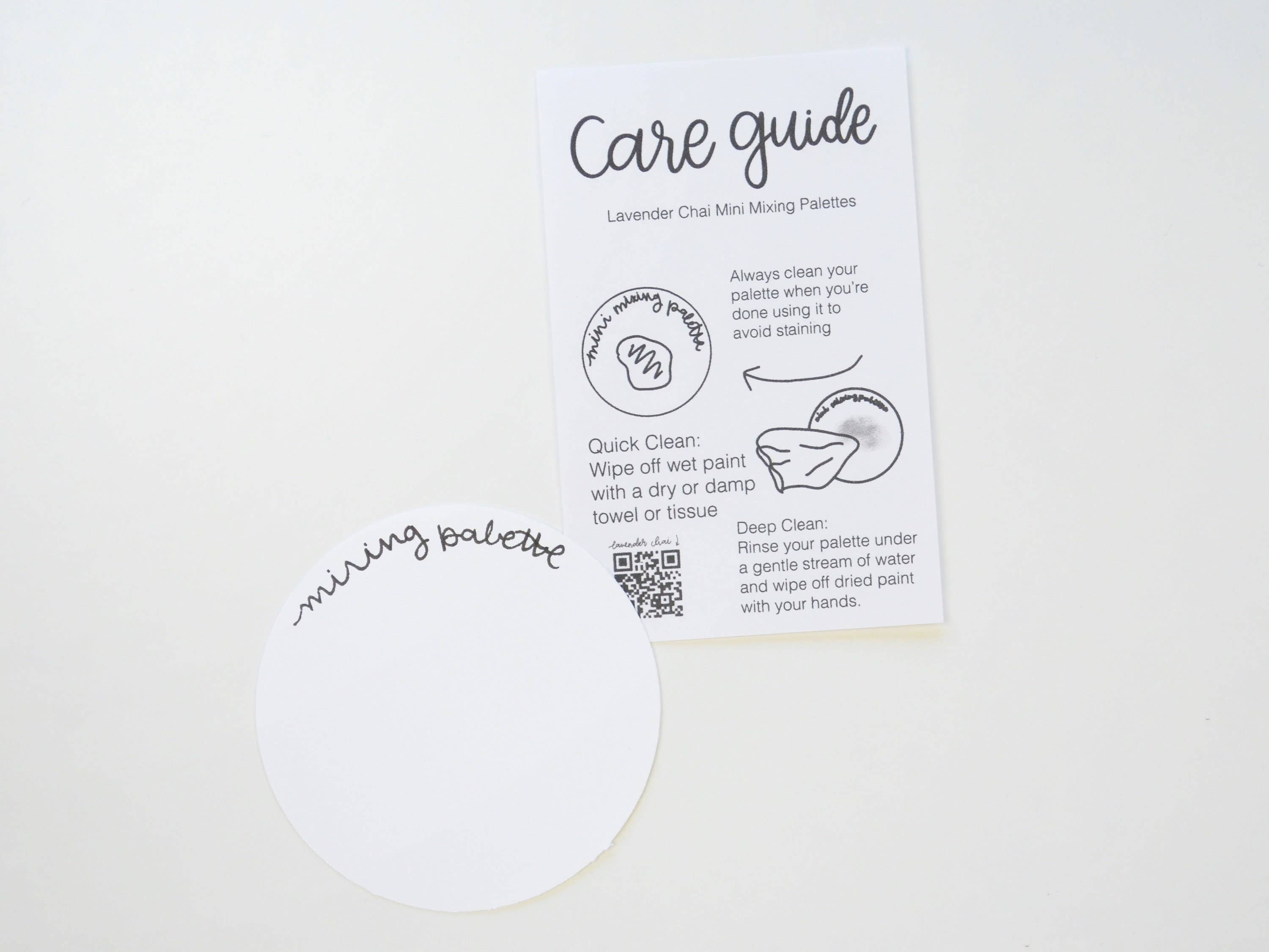 Lavender Chai Co. - Wholesale Palette/Mixing Tray - Reusable Mini Mixing Paint Palette | 3 Pack6