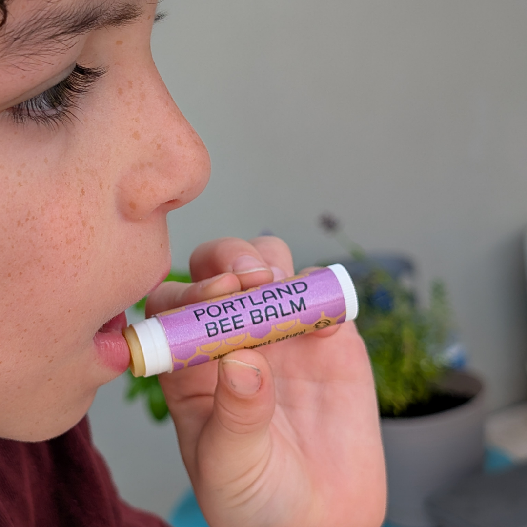 Portland Bee Balm - Wholesale Lip Balm - Lavender Beeswax Lip Balm Display – Calming 24-Count7