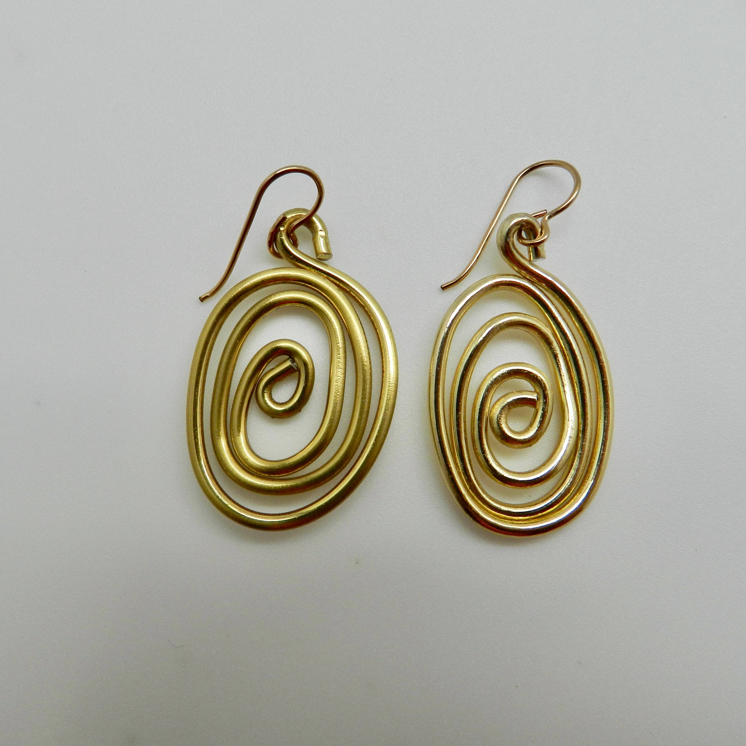 Designs by Ingrid - Wholesale Dangle Earrings - Gold Big Dangle0
