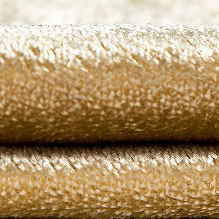 Mcalister textiles - Wholesale Table Runner - Crushed Velvet Champagne Gold Table Runner