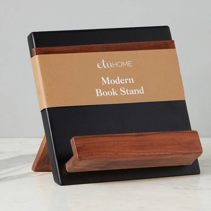 Modern iPad / Cookbook Holder, Black for wholesale by etúHOME