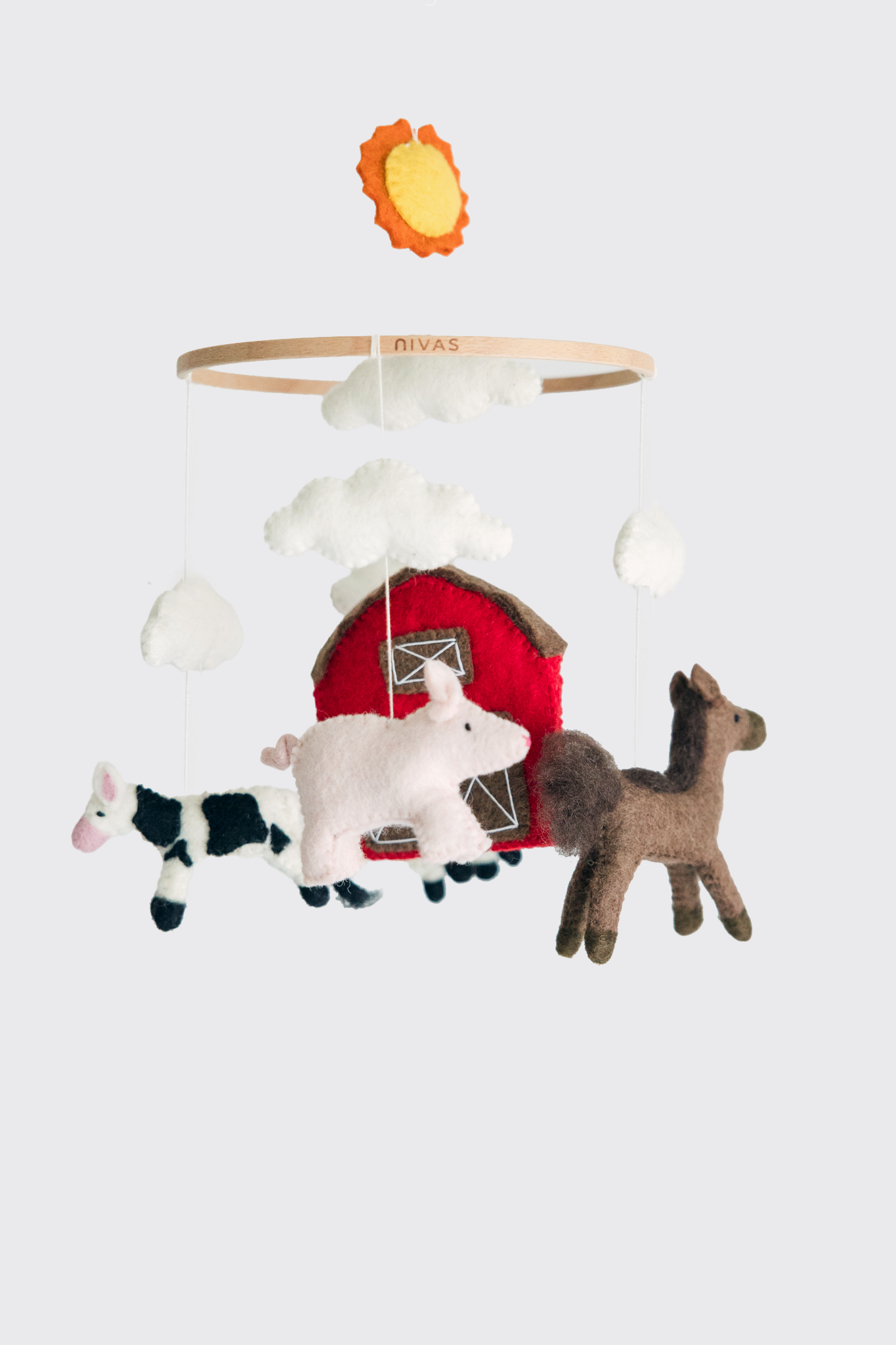 Nivas - Wholesale Baby Mobile - Farm Theme Mobile - Handmade Nursery Decor2