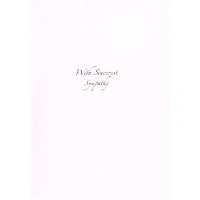 DICKENS INC. - Wholesale Sympathy Card - Sympathy Loss of Wife | SETC | SM | 15801-2LW1