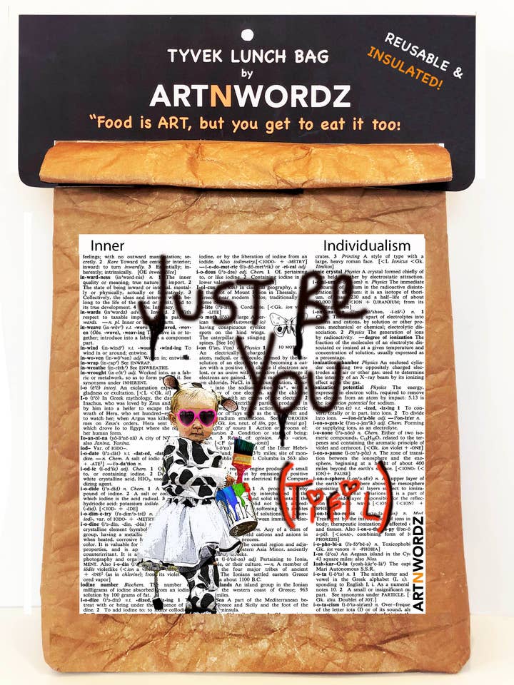 BARA VARA DU (TIFIL) LUNCHVÄSKA för wholesale av ARTNWORDZ LLC