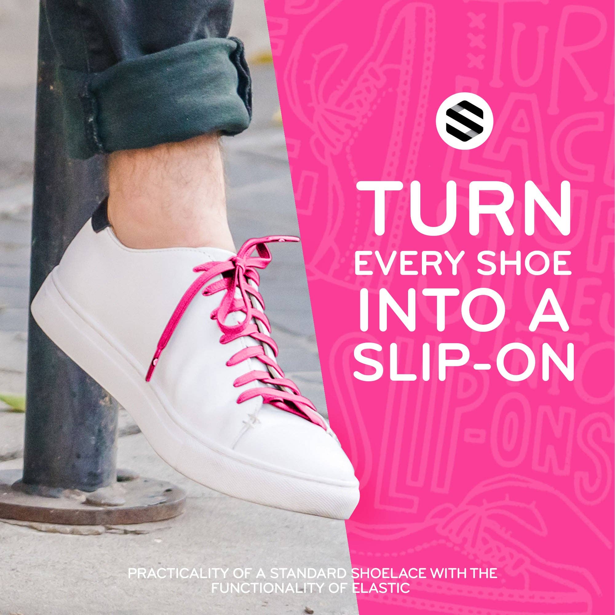 The Original Stretchlace - Vendita all'ingrosso Lacci per scarpe - Unisex - Lacci per scarpe elastici piatti62