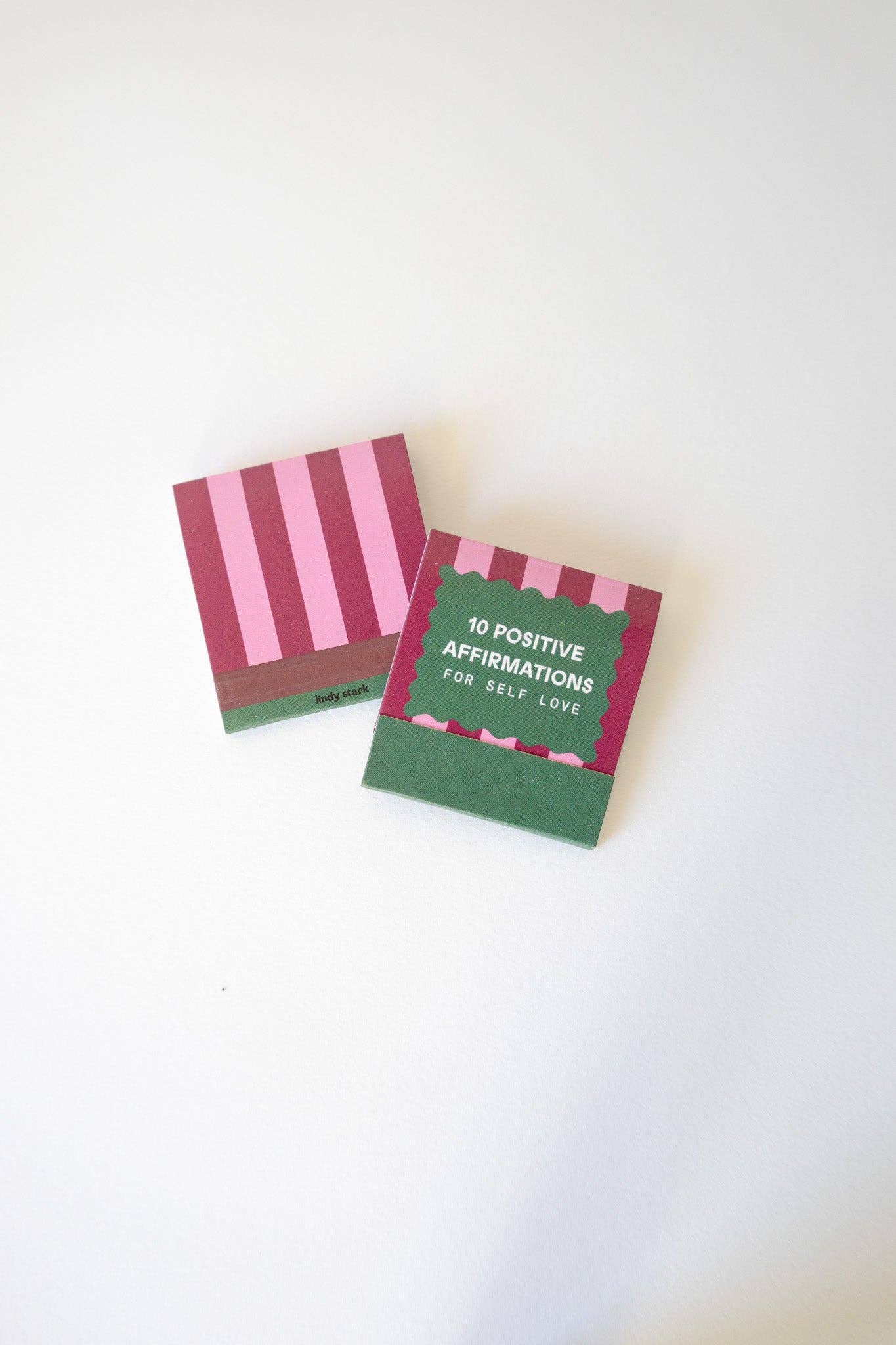 Lindy Stark Designs - Wholesale Matches - Self Love Affirmations Matchbook3
