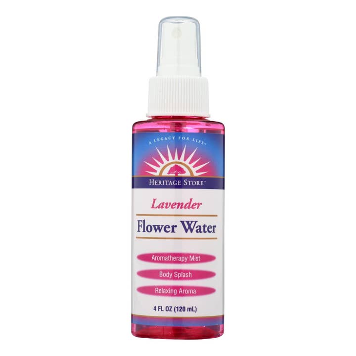 Heritage Products Flower Water Lavender - 4 Fl Oz for wholesale by Everyday Supply Co