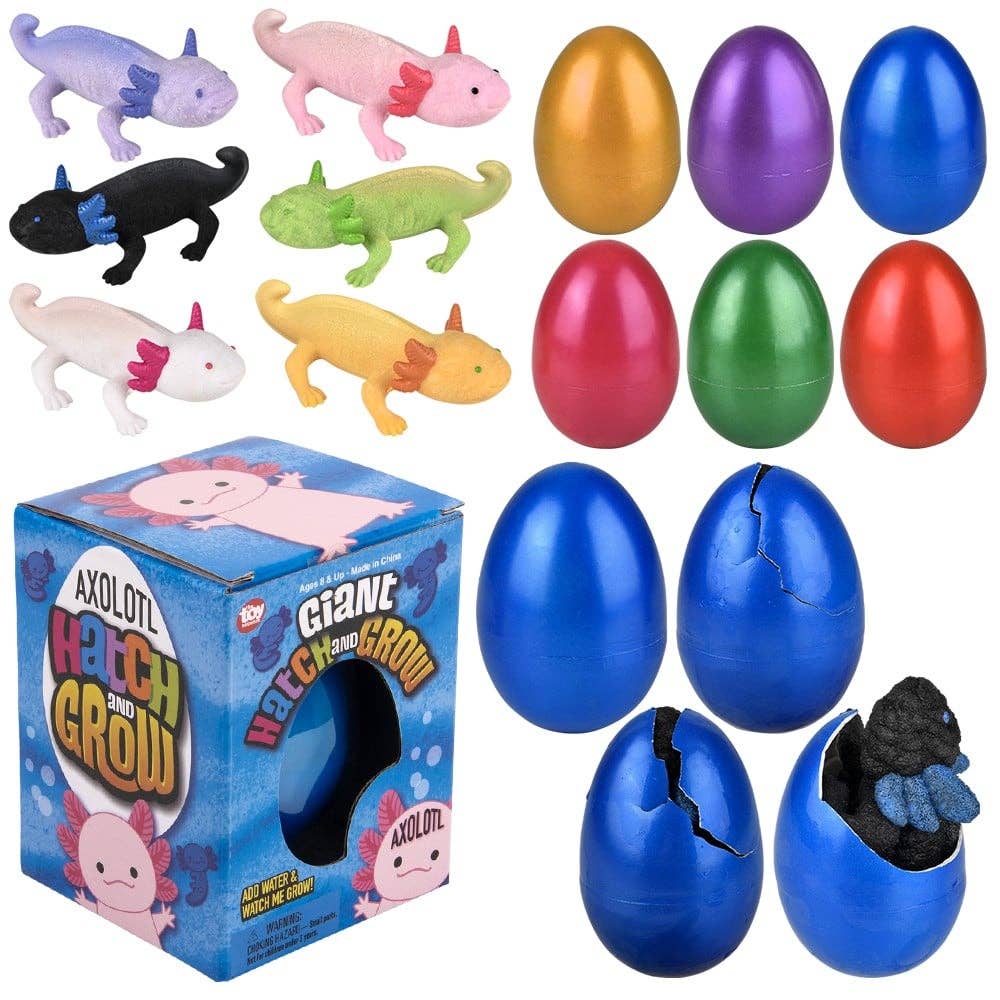 La Luna Bella - Toys - Wholesale Classic Toy - Kids - Giant Grow And Hatch Axolotl 4.33"- LLB Toys0