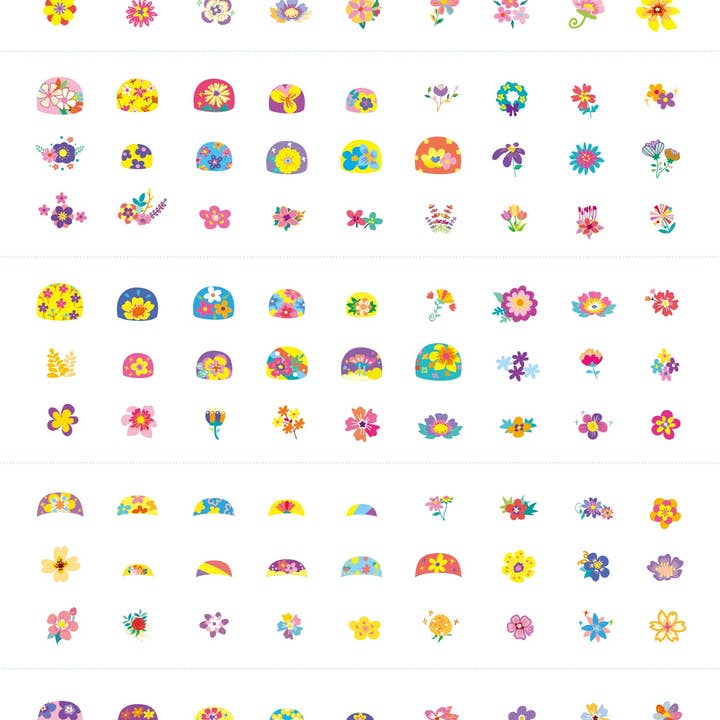 KidAntics – wholesale Temporary tattoo – Child – Nail Stickers & Tattoos Flower4