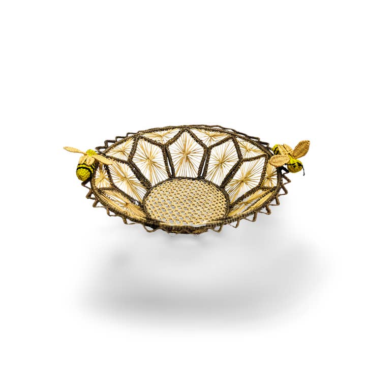 Macondo Forever - Wholesale Basket - Busy Bees Handwoven Iraca Basket2