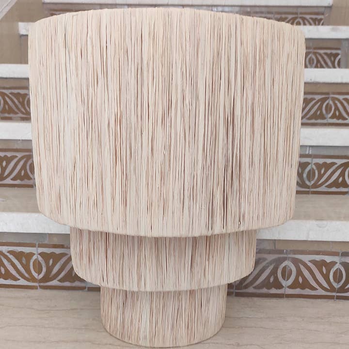 martitec - Venta al por mayor Lámparas de pared - Candelabros de rafia tejidos a mano, candelabro de rafia, lámparas marroquíes