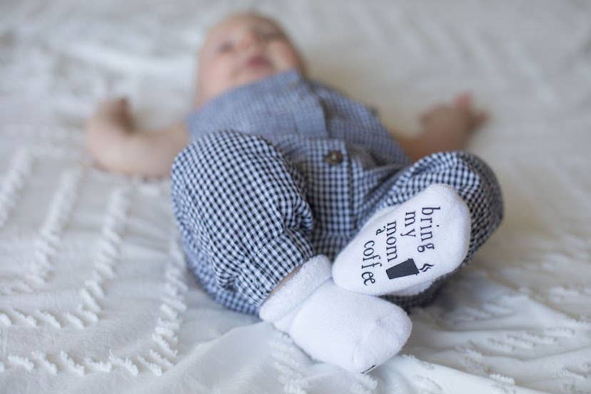 Dorothy’s Reason - Wholesale Socks - Baby - If you can read this Bring My Mom a Coffee® Baby Socks Gifts9
