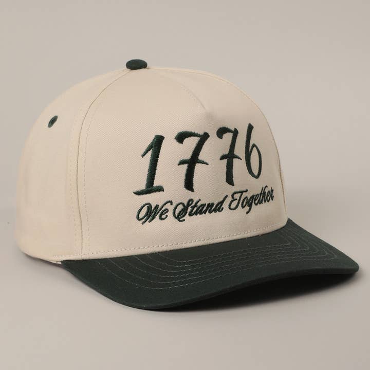 Fashion City - Vente Casquette de camionneur – unisexe - Casquette Trucker Bicolore 1776 We Stand Together9