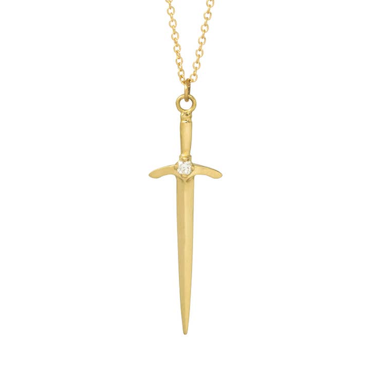 Zwaardketting - 14k geelgoud voor wholesale door Futaba Hayashi