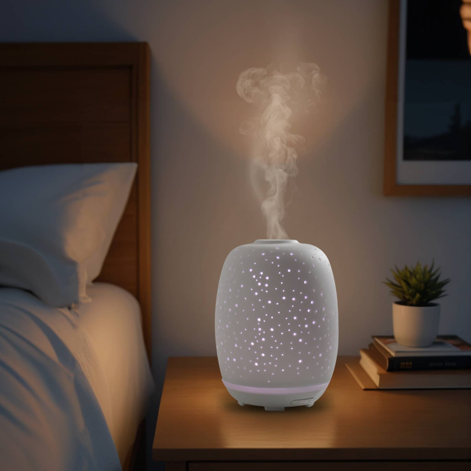 Zen'Arôme - Wholesale Elektronische diffuser - Stella keramische diffuser voor essentiële oliën en geurverspreiding10