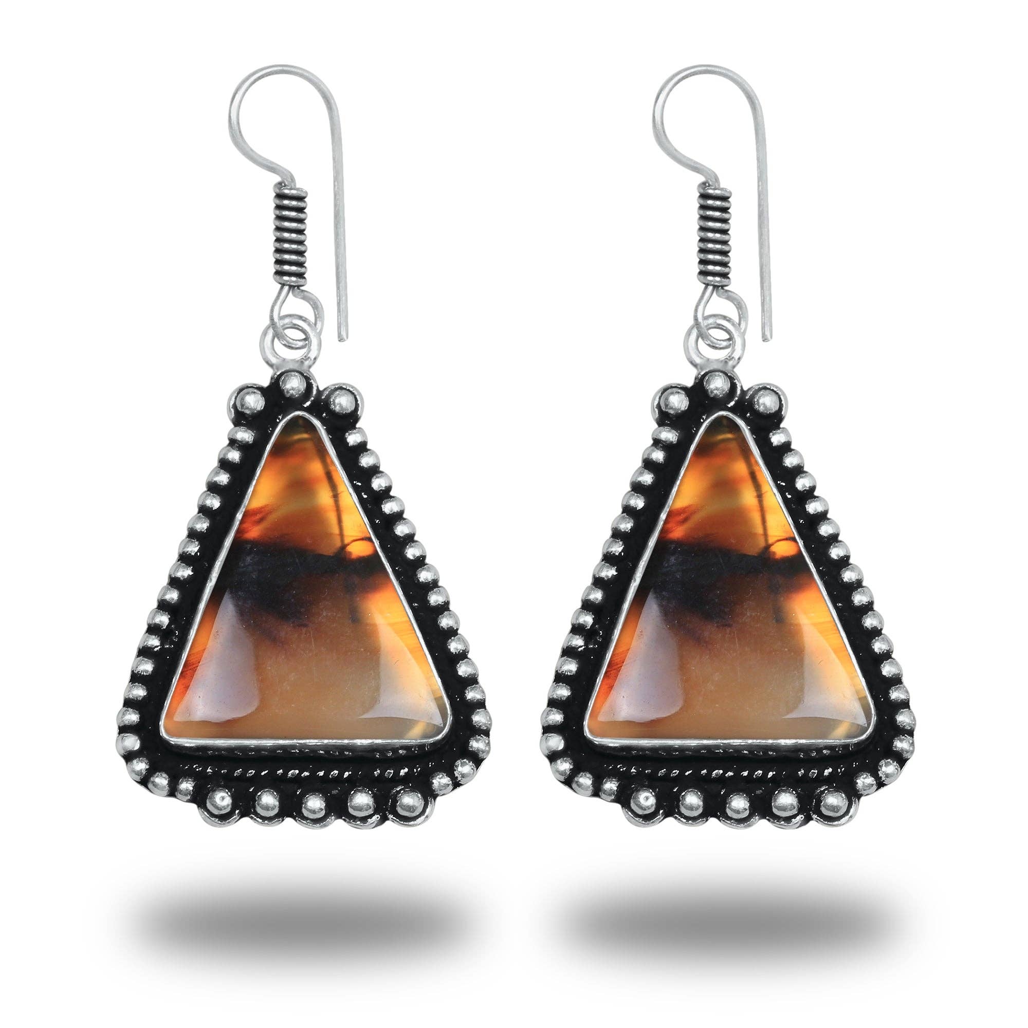 Handmade Jewels - Wholesale Dangle Earrings - Boho Crystal Earrings For Women - Silver Plated, Designer, Chic, Assorted And Wholesale8