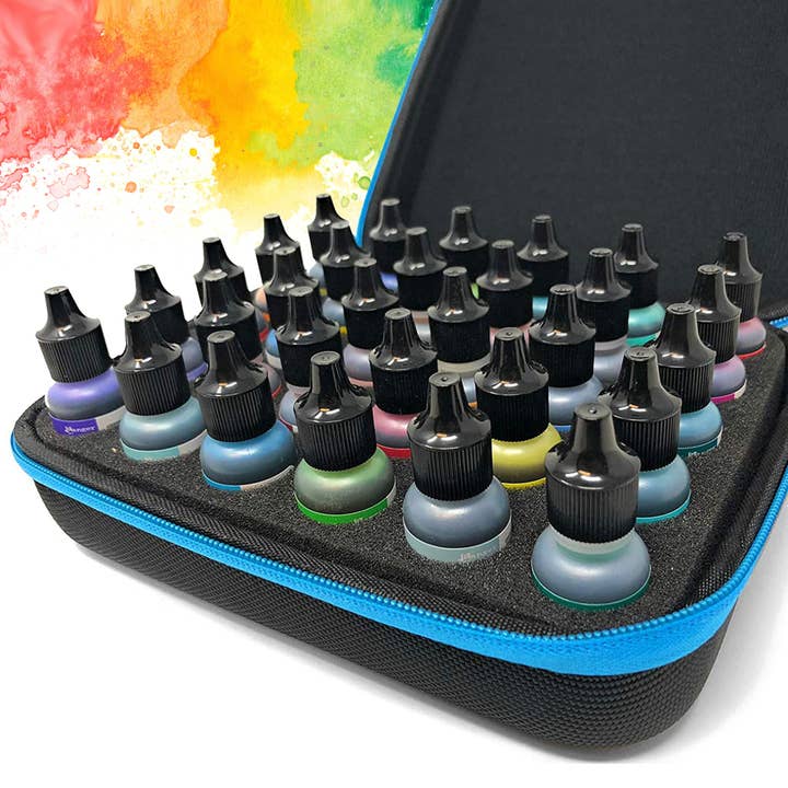 Pixiss - Wholesale Craft Supplies - PIXISS Alcohol Ink Storage Case - For Round Bottles