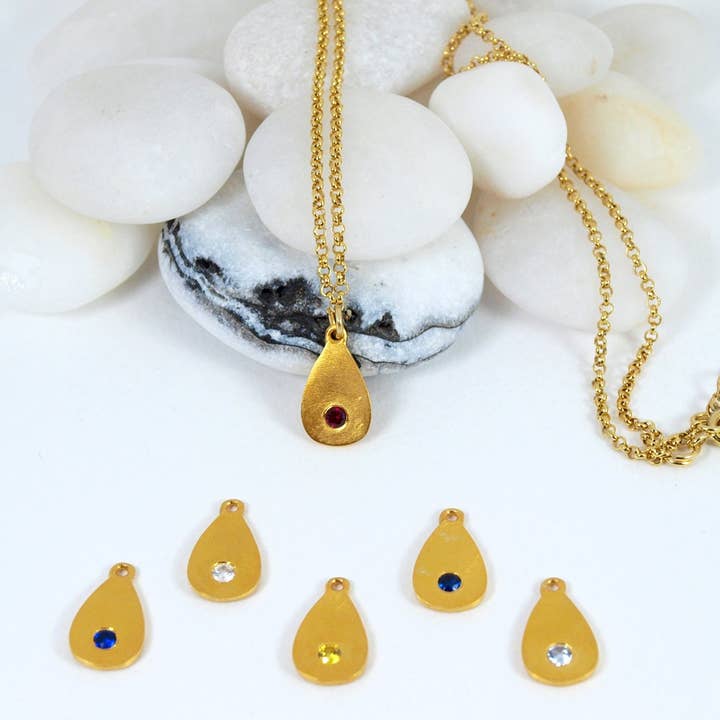 Collier superposé en argent sterling avec zircone - Choisir pour la vente par Fragkiski Designs