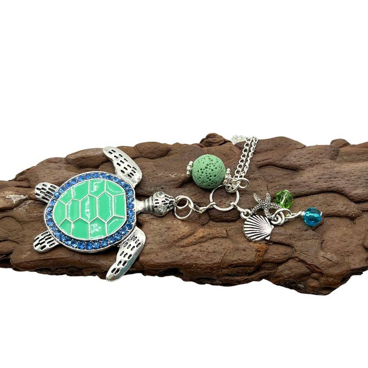 Sea Turtle Essential Oil Diffuser for Rear View Car Mirror for wholesale by EarthlieTreasures