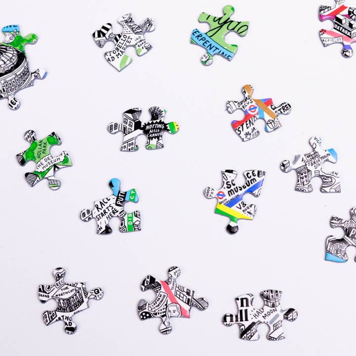 Evermade - Wholesale Puzzle - Adult - 1000 Piece Jigsaw Hand Drawn Map of London1