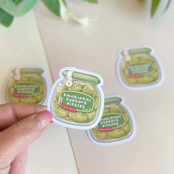 Autocolante recortado fofo de apoio emocional por atacado de bJenuineCo