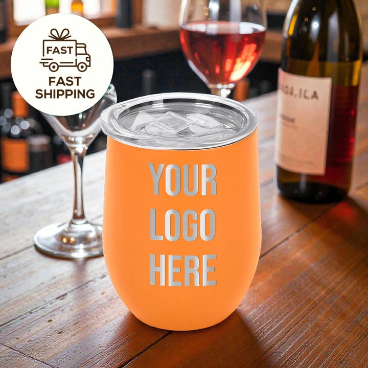 Engrave My Memories - Vendita all'ingrosso Bicchiere/tazza termica - Bicchiere da vino personalizzato con logo inciso su misura 12oz6