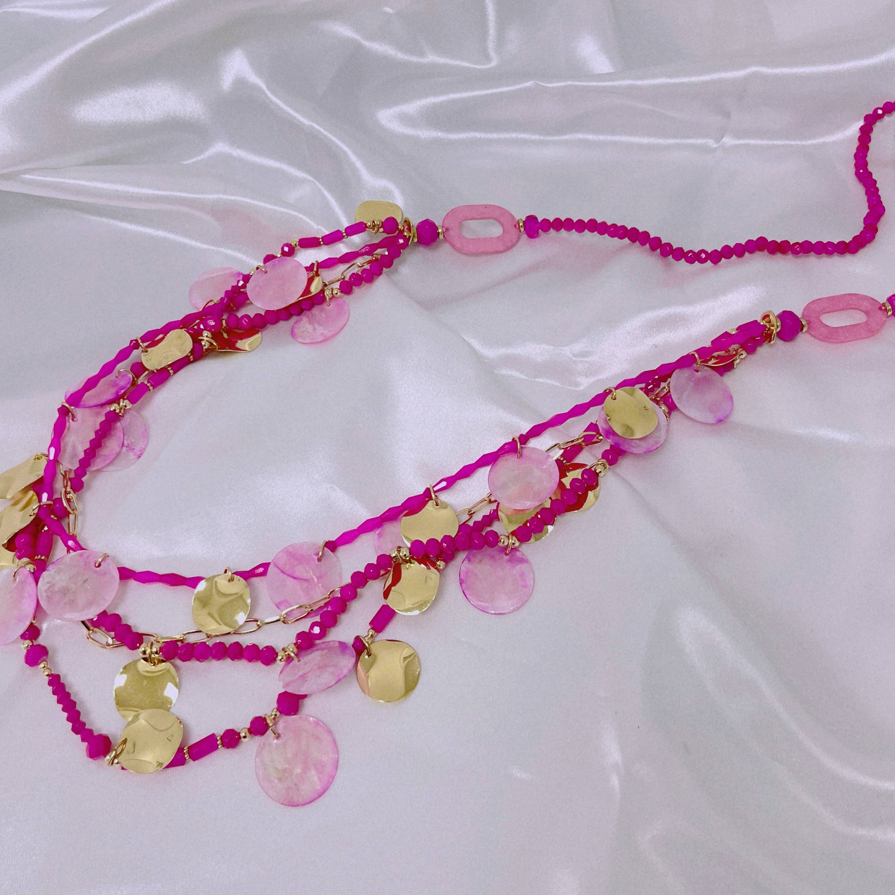 AMORINO SRL - Vendita all'ingrosso Collane di perline/perle - Collana Lunga Cristallo - PC23148F182