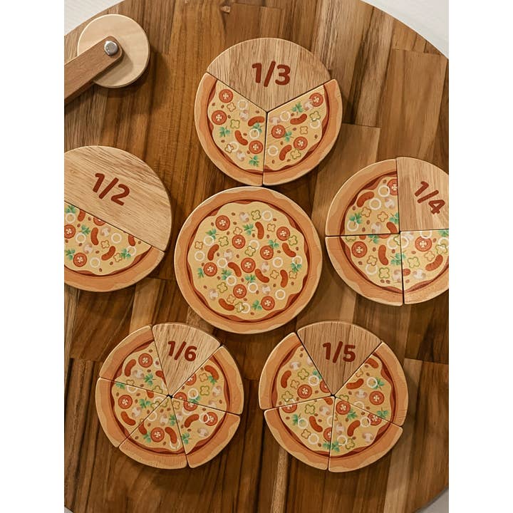 Kit de aprendizado de frações de pizza por atacado de QToysUSA