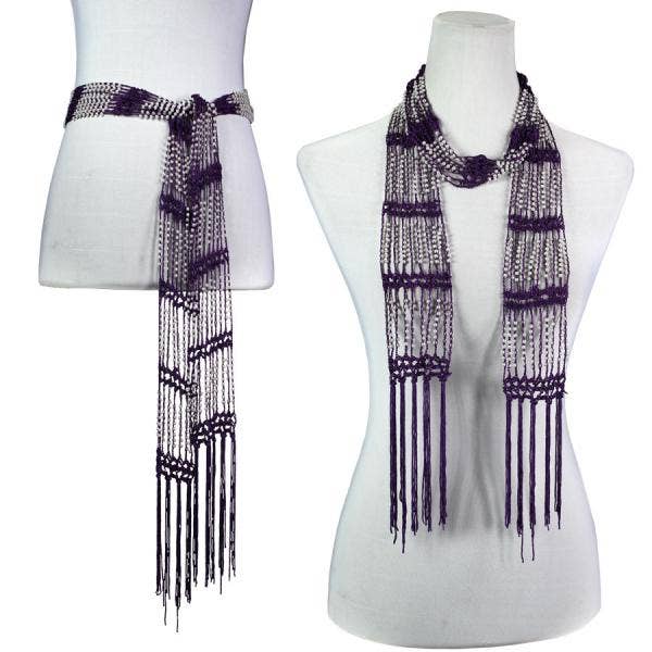 The Magic Scarf Company - Wholesale Scarf - Women's - 1755 - Shanghai Beaded Scarves/Sash24