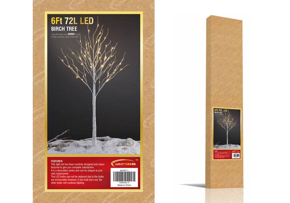 LIGHTSHARE - Wholesale Christmas Decoration - Birch Tree Lights Set for Christmas Decor, Weddings, and Gif10