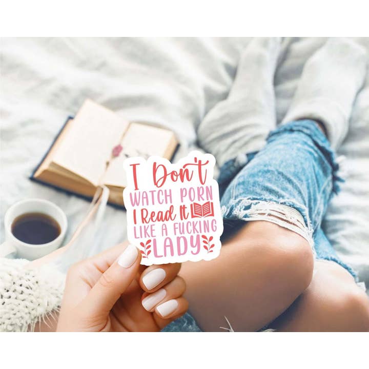 Bookish Queen - Wholesale Sticker - Spicy Book Lover - Funny Smutty Quotes